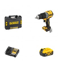 Perceuse-visseuse à percussions 18V DCD996NT-XJ + 1 batterie 18V 5 Ah + 1 chargeur DCB1104-QW DEWALT