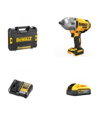 Boulonneuse 18V 1/2" DCF900NT-XJ + 1 batterie 18V 5 Ah POWERSTACK + 1 chargeur DCB1104-QW DEWALT