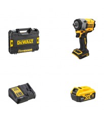 Boulonneuse 18V 1/2" DCF922NT-XJ + 1 batterie 18V 5 Ah + 1 chargeur DCB1104-QW DEWALT