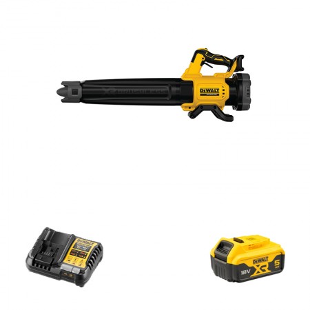 Souffleur 18V DCMBL562N-XJ + 1 batterie 18V 5 Ah + 1 chargeur DCB1104-QW DEWALT