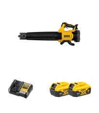 Souffleur 18V DCMBL562N-XJ + 2 batteries 18V 5 Ah + 1 chargeur DCB1104-QW DEWALT