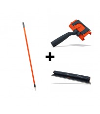 Pack poignée + perche télescopique + lame à enduire souple 80 cm EDMABLADE EDMA