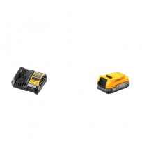 Pack 1 batterie Powerstack 18V 1,7 Ah + Chargeur DCB1104-QW DEWALT