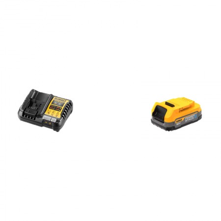 Pack 1 batterie Powerstack 18V 1,7 Ah + Chargeur DCB1104-QW DEWALT