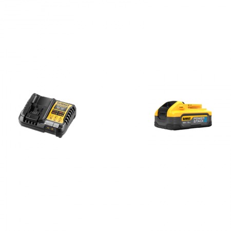 Pack 1 batterie Powerstack 18V 5 Ah + Chargeur DCB1104-QW DEWALT