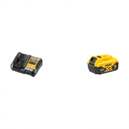 Pack 1 batterie XR 18V 5 Ah  + Chargeur DCB1104-QW DEWALT