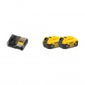 Pack 2 batteries XR 18V 5 Ah  + Chargeur DCB1104-QW DEWALT