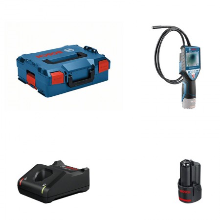 Caméra d'inspection GIC 120 C BOSCH + 1 batterie 12V 3 Ah + chargeur GAL 12V-40 BOSCH