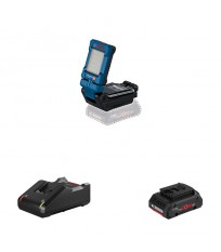 Lampe GLI 18V-800 + 1 batterie Procore 18V 4 Ah + 1 chargeur GAL 18V-40 BOSCH