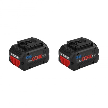 Pack de 2 batteries ProCORE 18V 5.5 Ah BOSCH