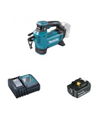 Gonfleur DMP181Z + 1 batterie BL1850B 18V 5 Ah + 1 chargeur DC18RC MAKITA