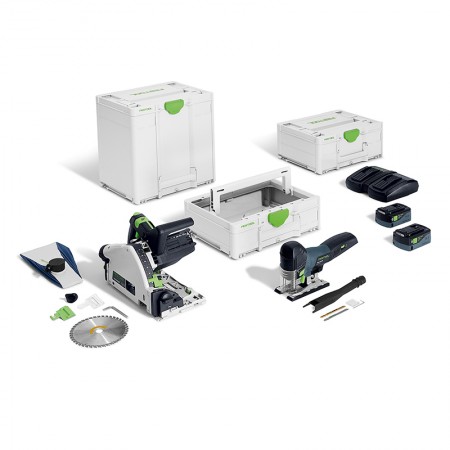 Pack scie plongeante TSC 55 et scie sauteuse PSC 420 FESTOOL