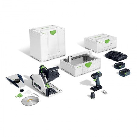 Pack scie plongeante TSC 55 et  perceuse visseuse TXS 18 FESTOOL