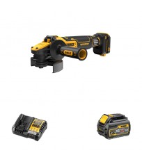 Meuleuse Ø125 mm 18V DCG416VSN-XJ + 1 batterie Flexvolt 18/54V 6-2 Ah + 1 chargeur DCB118-QW DEWALT