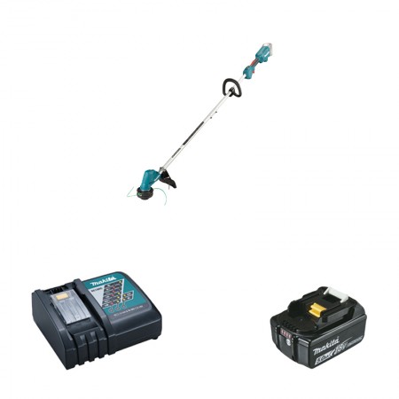 Coupe-bordure 18V DUR192LZ + 1 batterie BL1850B 18V 5 Ah + 1 chargeur DC18RC MAKITA