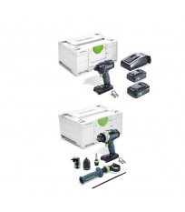 Pack visseuse à chocs TID 18 + perceuse visseuse à percussion TPC 18/4 FESTOOL