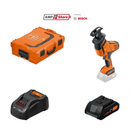 Scie sabre 18V ASAS 18-21 K AS + 1 Batterie ProCore 4Ah + 1 Chargeur rapide GAL 1880 CV AS FEIN