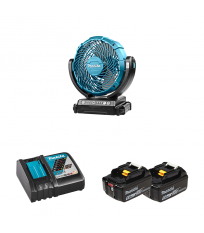 Ventilateur de chantier 14,4 / 18V LXT MAKITA + 2 batteries + 1 chargeur rapide
