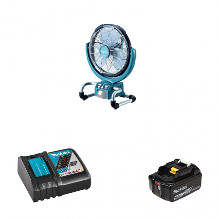Ventilateur de chantier 14,4 / 18V LXT DCF300Z MAKITA + 1 batterie + 1 chargeur