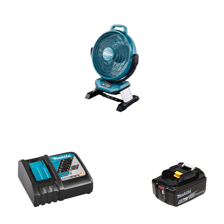 Ventilateur de chantier 14,4 / 18V LXT DCF301Z MAKITA + 1 batterie + 1 chargeur