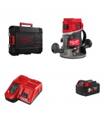 Affleureuse M18 FR12-0X + 1 batterie 18V 5 Ah + 1 chargeur M12-18FC MILWAUKEE