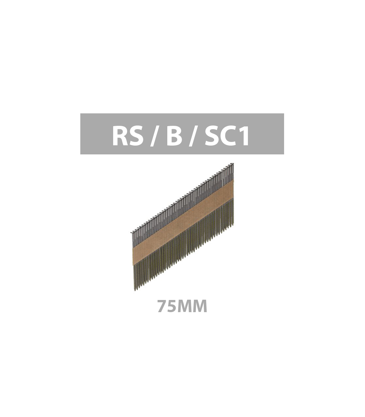 Boite 2200 clous 34° 75MM RS MILWAUKEE