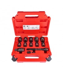 Coffret de 13 pièces douilles 1/2" Impact Socket MILWAUKEE