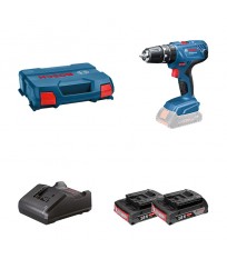 Perceuse-visseuse à percussion GSB 18V-21 + 2 batteries GBA 2 Ah + 1 chargeur GAL 18V-40 BOSCH