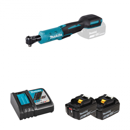 Clé à cliquet 18V DWR180Z MAKITA + 2 BATTERIES + CHARGEUR