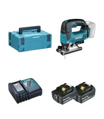 Scie sauteuse 18V DJV182ZJ + 2 batteries 18V 5 Ah + 1 chargeur DC18RC Makita
