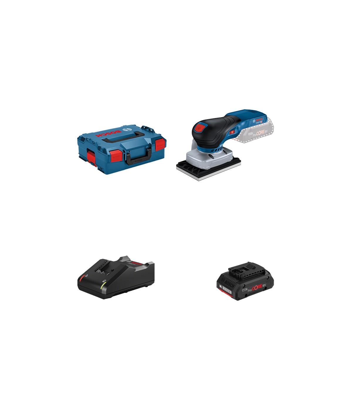 Ponceuse vibrante GSS 18V-13 BOSCH + 1 batterie 18V 4 Ah