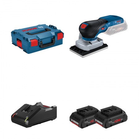 Ponceuse vibrante GSS 18V-13 BOSCH + 2 batteries 18V 4 Ah