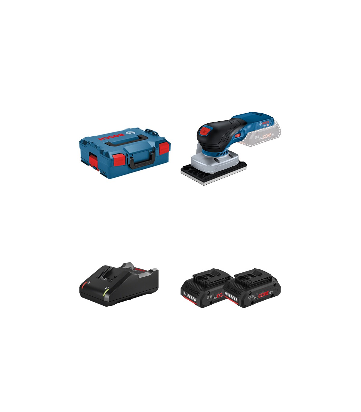 Ponceuse vibrante GSS 18V-13 BOSCH + 2 batteries 18V 4 Ah