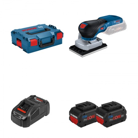 Ponceuse vibrante GSS 18V-13 BOSCH + 2 batteries 5.5