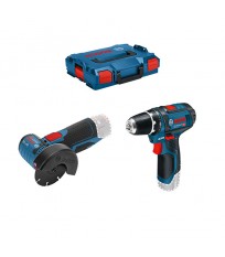 Pack de 2 outils 12V Perceuse-visseuse GSR 12V-15 + Ponceuse GWS 12V-76 BOSCH