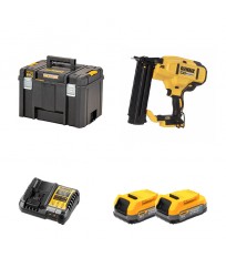 Cloueur de finition 18 Ga 18V + 2 batteries powerstack 1,7 Ah DCN680NT-XJ DEWALT