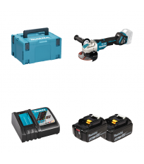 Meuleuse Ø125mm 18V DGA519Z MAKITA + 2 batteries