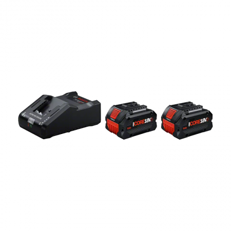 Pack 2 batteries ProCORE 18V 8 Ah + chargeur GAL 18V-160 BOSCH