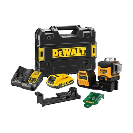 Laser 3 lignes vert 12V/18V DCE089NG18-XJ DEWALT + 1 batterie
