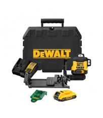 Laser 3 lignes vert 18V DCLE34031D1-QW + 1 batterie 18V 2 Ah + chargeur DEWALT
