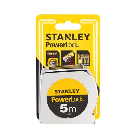 Mètre ruban Powerlock Lecture directe 5M STANLEY