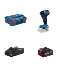 Visseuse à chocs GDR 18V-220 C + 1 batterie GBA 18V 5 Ah + 1 chargeur rapide GAL 18V-40 BOSCH