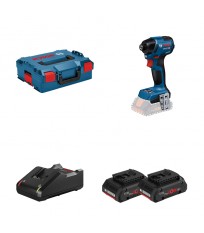 Visseuse à chocs GDR 18V-220 C + 2 batteries ProCORE 18V 4 Ah + 1 chargeur rapide GAL 18V-40 BOSCH