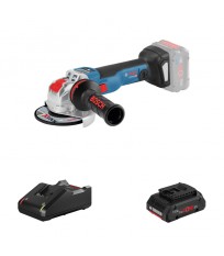Meuleuse Ø125 mm GWX 18V-10 SC + 1 batterie Procore 18V 4 Ah + 1 chargeur GAL 18V-40 BOSCH