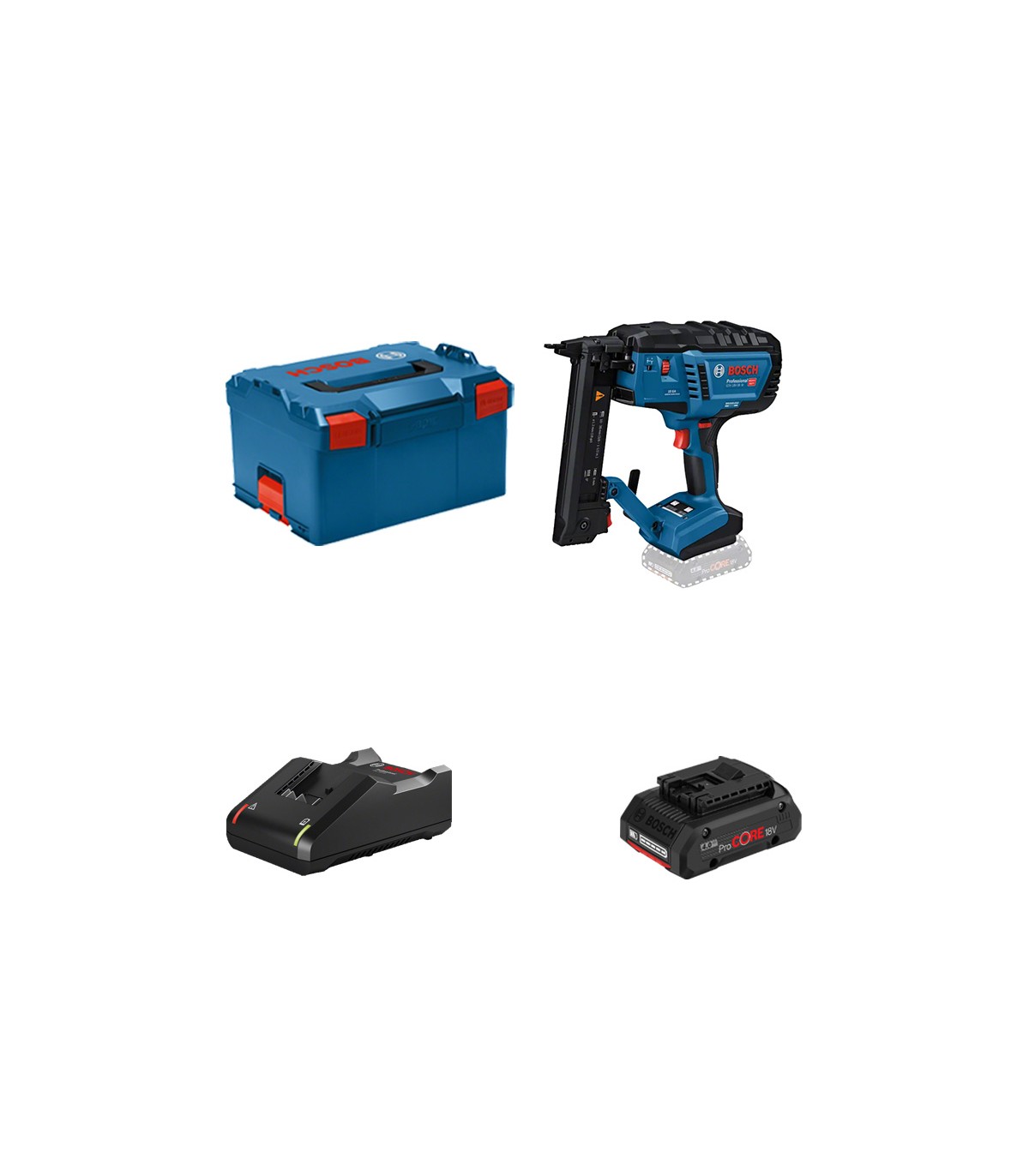 Agrafeuse à bois GTH 18V-38 M + 1 batterie ProCORE 18V 4 Ah + 1 chargeur GAL 18V-40 BOSCH