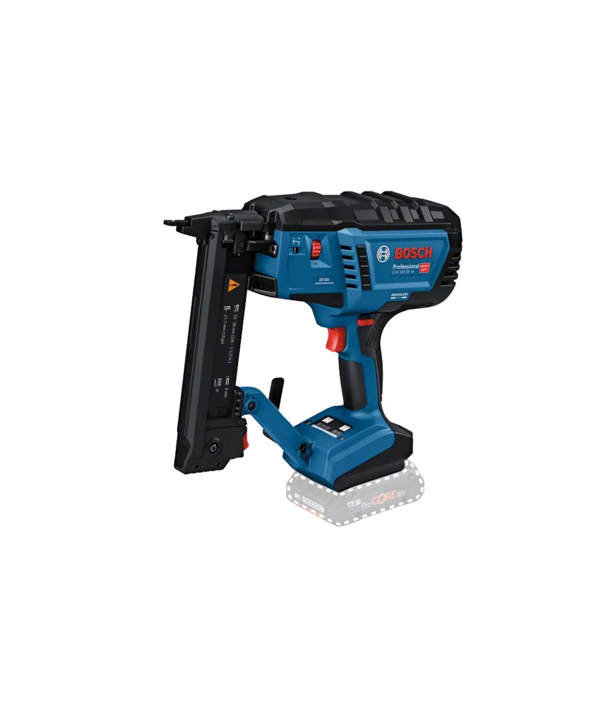 Agrafeuse à bois GTH 18V-38 M + 2 batteries ProCORE 18V 4 Ah + 1 chargeur GAL 18V-40 BOSCH