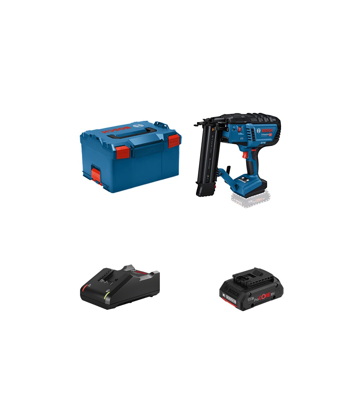 Cloueur à bois GNH 18V-50 M + 1 batterie ProCORE 18V 4 Ah + 1 chargeur GAL 18V-40 BOSCH