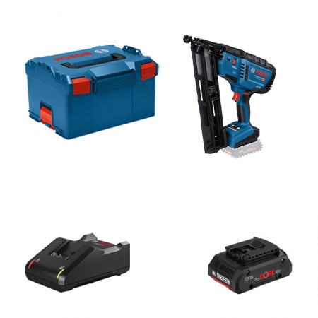Cloueur à bois GNH 18V-64 MD + 1 batterie ProCORE 18V 4 Ah + 1 chargeur rapide GAL 18V-40 BOSCH