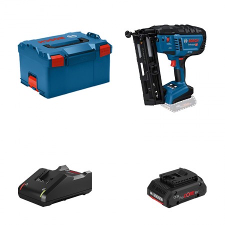 Cloueur à bois GNH 18V-64-2 M + 1 batterie ProCORE 18V 4 Ah + 1 chargeur rapide GAL 18V-40 BOSCH
