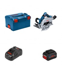 Scie circulaire Ø190 mm GKS 18V-70 L + 1 batterie ProCORE 18V 5,5 Ah + 1 chargeur rapide GAL 1880 CV BOSCH